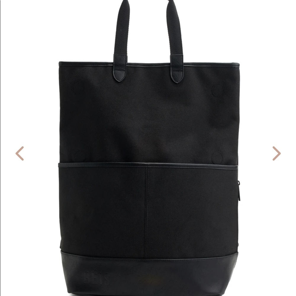 beís convertible black backpack sold out